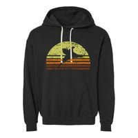 Pheasant Hunting South Dakota Upland Bird Game Hunter Retro Garment-Dyed Fleece Hoodie