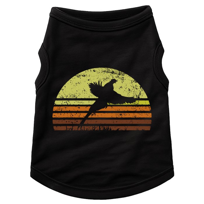 Pheasant Hunting South Dakota Upland Bird Game Hunter Retro Doggie Tank