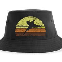 Pheasant Hunting South Dakota Upland Bird Game Hunter Retro Sustainable Bucket Hat
