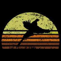 Pheasant Hunting South Dakota Upland Bird Game Hunter Retro 7-Panel Snapback Hat
