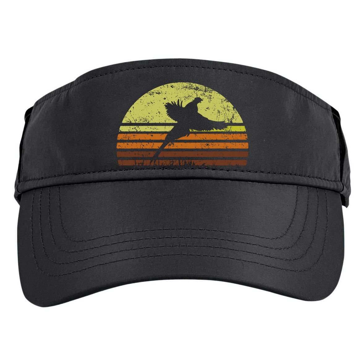 Pheasant Hunting South Dakota Upland Bird Game Hunter Retro Adult Drive Performance Visor