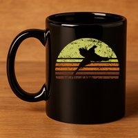 Pheasant Hunting South Dakota Upland Bird Game Hunter Retro 11oz C Handle Ceramic Mug