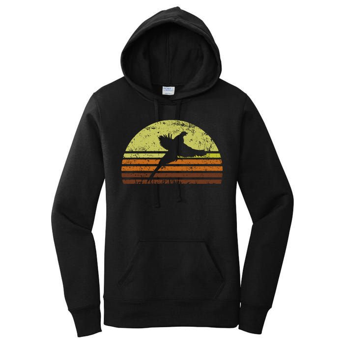 Pheasant Hunting South Dakota Upland Bird Game Hunter Retro Women's Pullover Hoodie