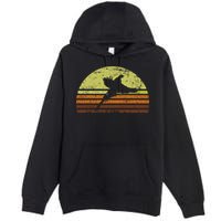 Pheasant Hunting South Dakota Upland Bird Game Hunter Retro Premium Pullover Hoodie