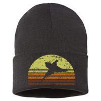 Pheasant Hunting South Dakota Upland Bird Game Hunter Retro Sustainable Knit Beanie