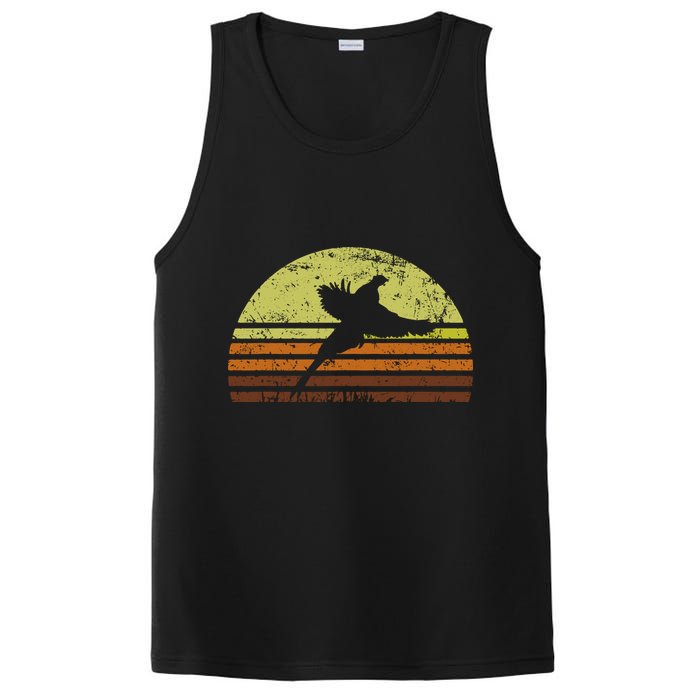 Pheasant Hunting South Dakota Upland Bird Game Hunter Retro PosiCharge Competitor Tank