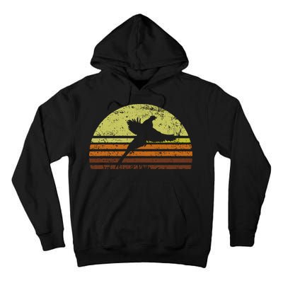 Pheasant Hunting South Dakota Upland Bird Game Hunter Retro Tall Hoodie