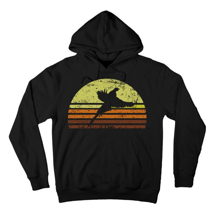 Pheasant Hunting South Dakota Upland Bird Game Hunter Retro Tall Hoodie