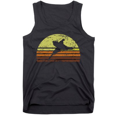 Pheasant Hunting South Dakota Upland Bird Game Hunter Retro Tank Top