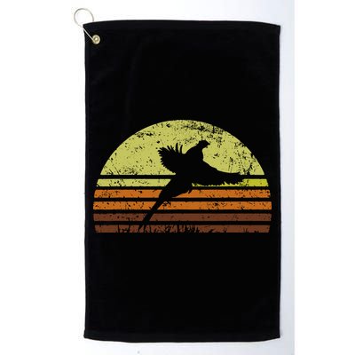 Pheasant Hunting South Dakota Upland Bird Game Hunter Retro Golf Towel