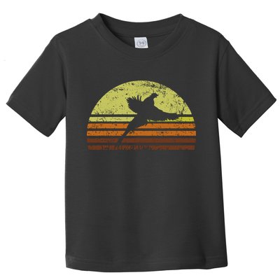 Pheasant Hunting South Dakota Upland Bird Game Hunter Retro Toddler T-Shirt