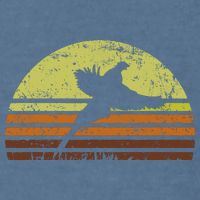 Pheasant Hunting South Dakota Upland Bird Game Hunter Retro Garment-Dyed Sweatshirt