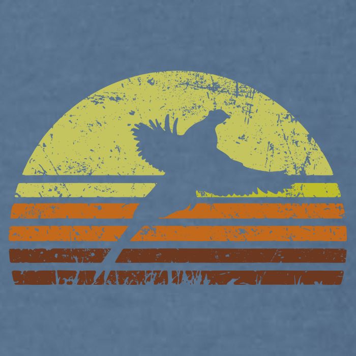 Pheasant Hunting South Dakota Upland Bird Game Hunter Retro Garment-Dyed Sweatshirt