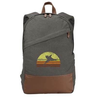 Pheasant Hunting South Dakota Upland Bird Game Hunter Retro Cotton Canvas Backpack