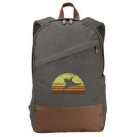 Pheasant Hunting South Dakota Upland Bird Game Hunter Retro Cotton Canvas Backpack