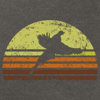 Pheasant Hunting South Dakota Upland Bird Game Hunter Retro Cotton Canvas Backpack