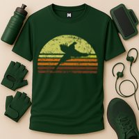 Pheasant Hunting South Dakota Upland Bird Game Hunter Retro Performance Shirt