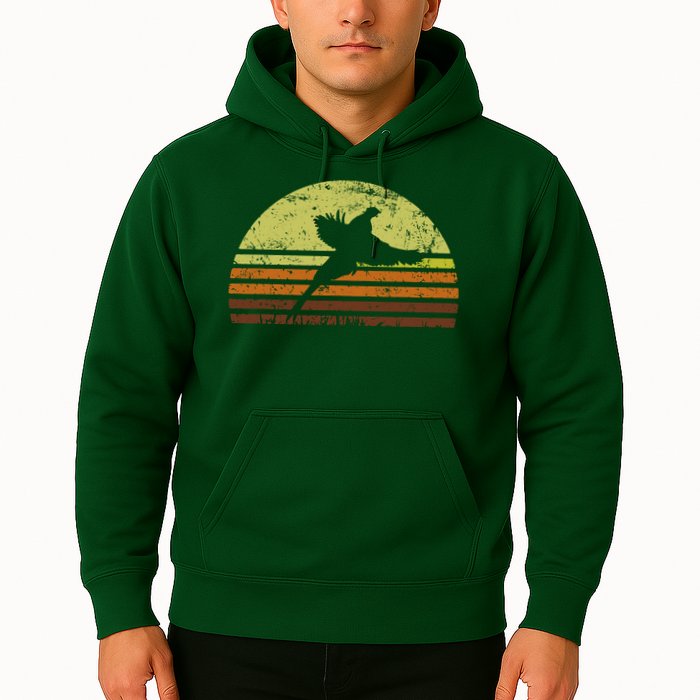 Pheasant Hunting South Dakota Upland Bird Game Hunter Retro Hoodie
