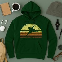 Pheasant Hunting South Dakota Upland Bird Game Hunter Retro Hoodie
