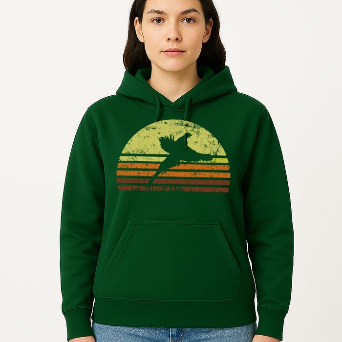 Pheasant Hunting South Dakota Upland Bird Game Hunter Retro Hoodie