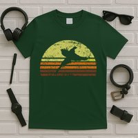 Pheasant Hunting South Dakota Upland Bird Game Hunter Retro T-Shirt