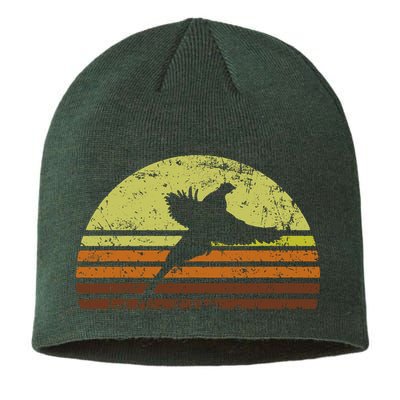 Pheasant Hunting South Dakota Upland Bird Game Hunter Retro Sustainable Beanie