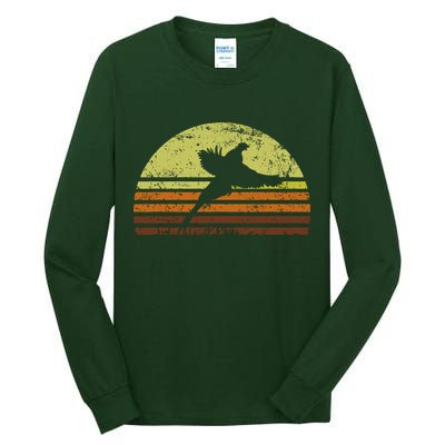 Pheasant Hunting South Dakota Upland Bird Game Hunter Retro Tall Long Sleeve T-Shirt