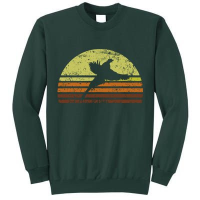 Pheasant Hunting South Dakota Upland Bird Game Hunter Retro Tall Sweatshirt