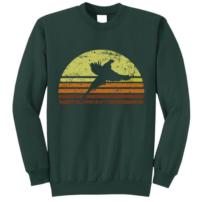 Pheasant Hunting South Dakota Upland Bird Game Hunter Retro Tall Sweatshirt