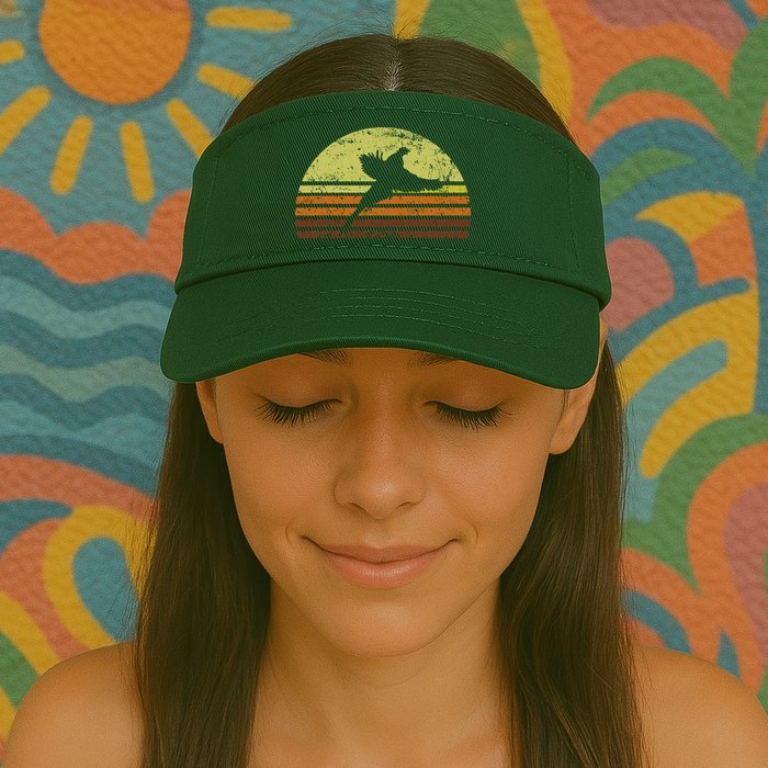Pheasant Hunting South Dakota Upland Bird Game Hunter Retro Visor