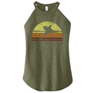 Pheasant Hunting South Dakota Upland Bird Game Hunter Retro Women's Perfect Tri Rocker Tank