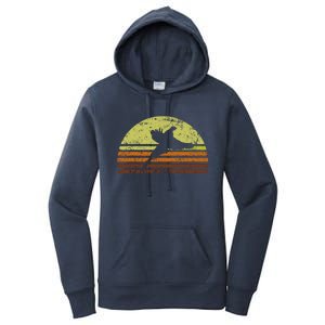 Pheasant Hunting South Dakota Upland Bird Game Hunter Retro Women's Pullover Hoodie