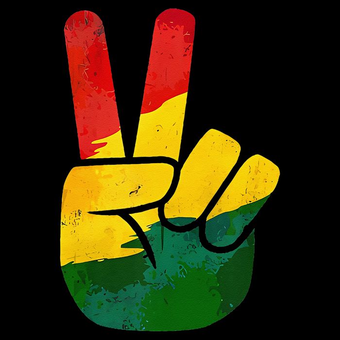 Peace Hand Sign Juneteenth Day Black Pride Impact Tech Backpack