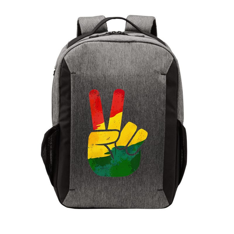Peace Hand Sign Juneteenth Day Black Pride Vector Backpack