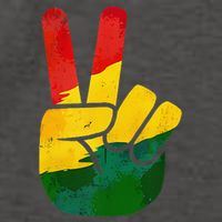 Peace Hand Sign Juneteenth Day Black Pride Vector Backpack