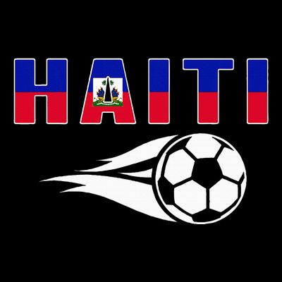 Proud Haiti Soccer Fans Jersey Haitian Flag Football Lovers T-Shirt