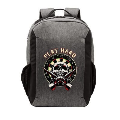 Play Hard Skull Arrow Dartboard Bullseye Team Darts Vector Backpack
