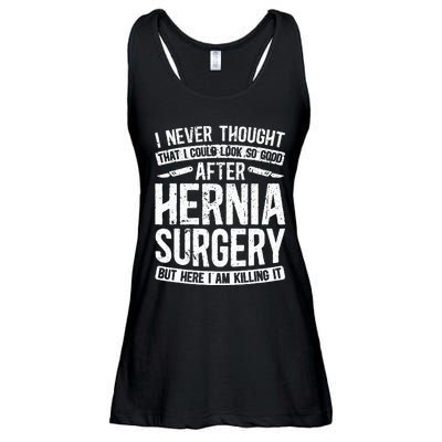 Post Hernia Surgery Recovery Funny Hernia Repair Recovery Ladies Essential Flowy Tank