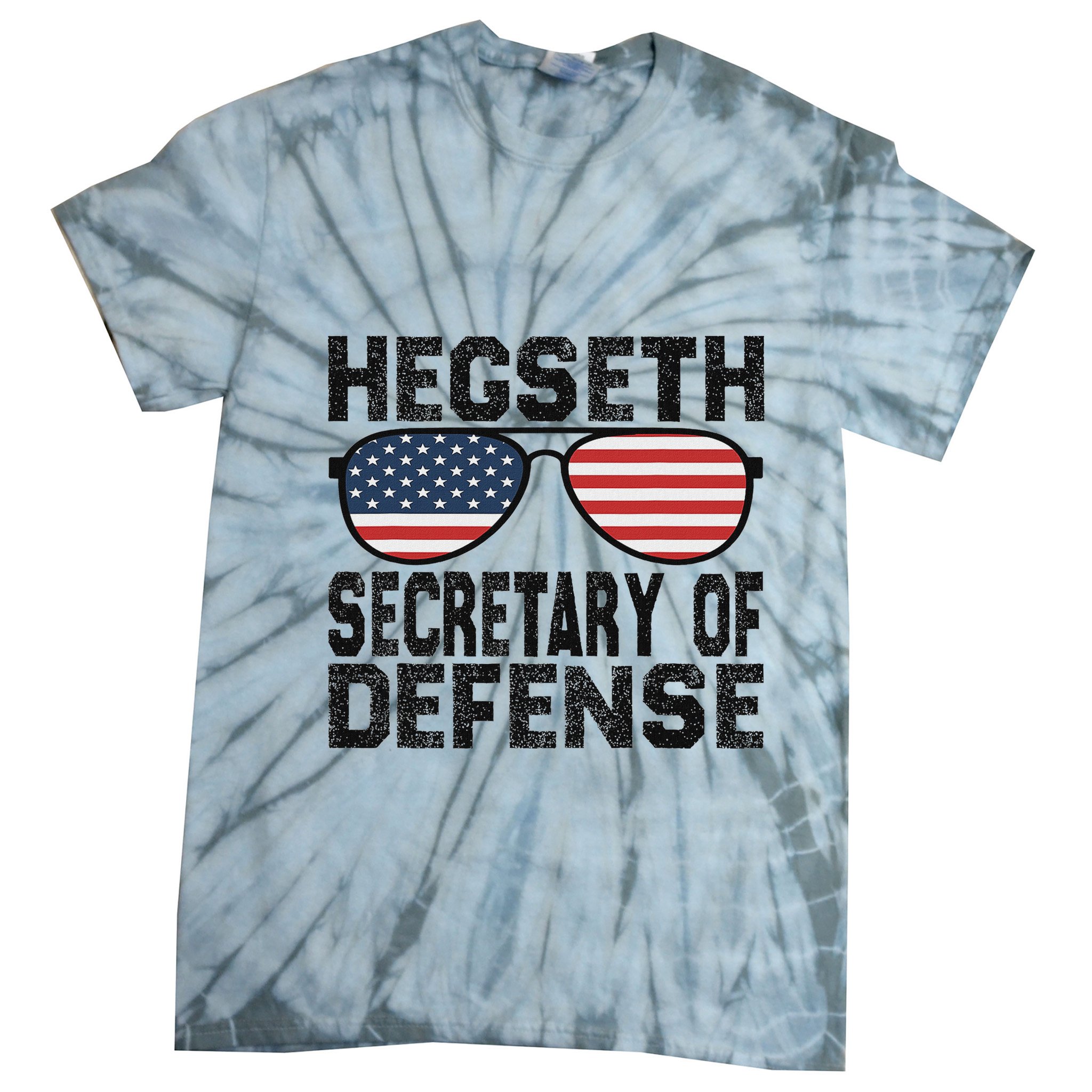 Pete Hegseth Secretary Of Defense Trump Support Patriots Tie-Dye T-Shirt