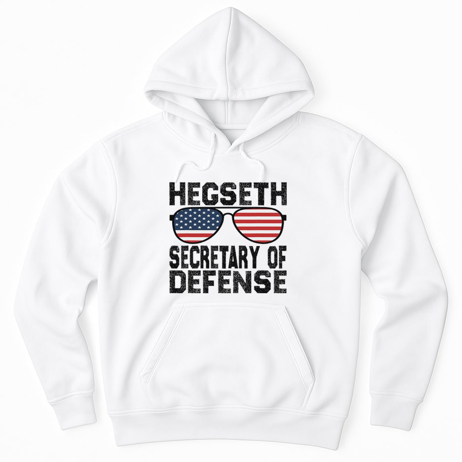 Pete Hegseth Secretary Of Defense Trump Support Patriots Hoodie