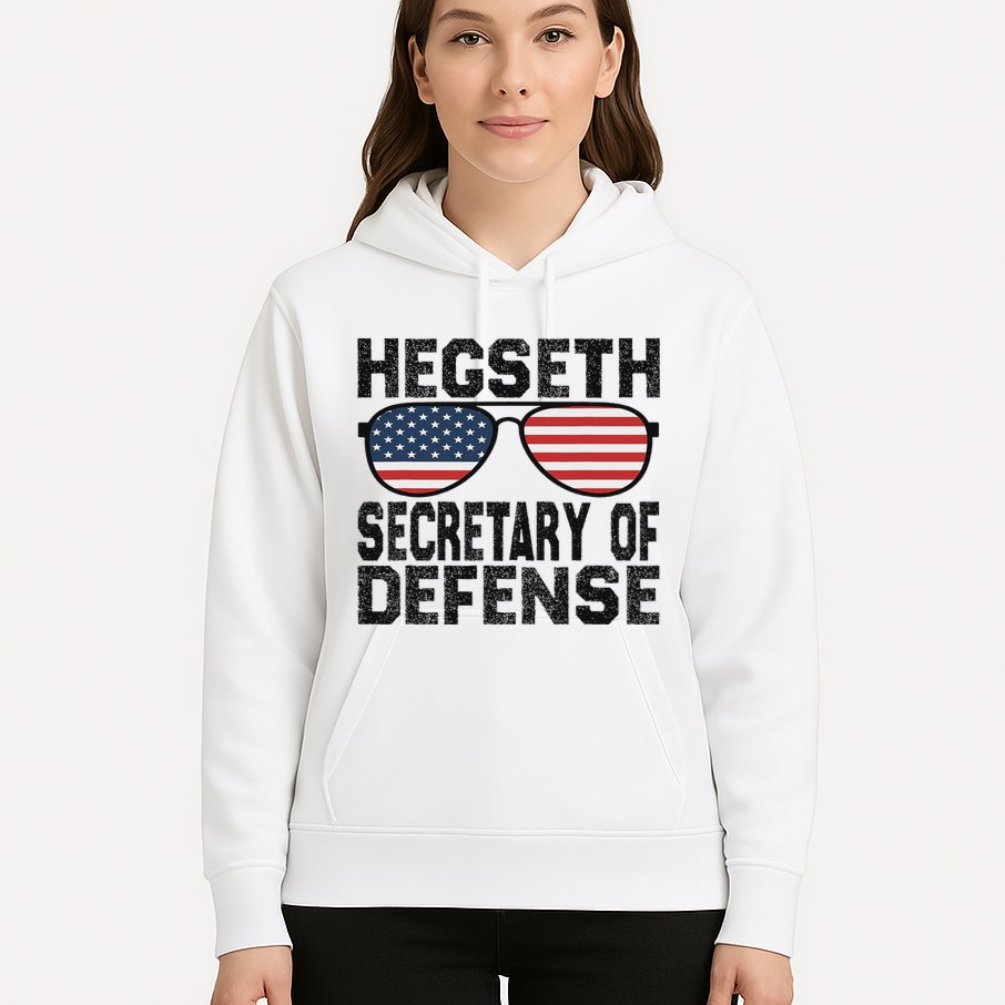 Pete Hegseth Secretary Of Defense Trump Support Patriots Hoodie