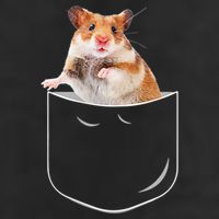 Pocket Hamster Shirt, Funny Hamster In Pocket Gift Tshirt TShirt 7 Panel Mesh Trucker Snapback Hat