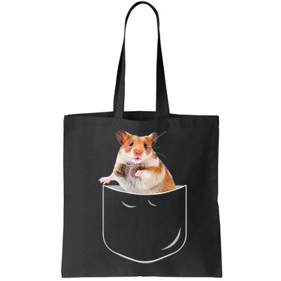 Pocket Hamster Shirt, Funny Hamster In Pocket Gift Tshirt TShirt Bag