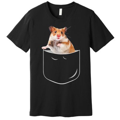 Pocket Hamster Shirt, Funny Hamster In Pocket Gift Tshirt TShirt Premium T-Shirt