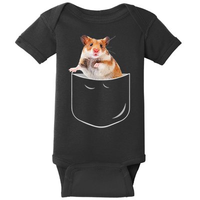 Pocket Hamster Shirt, Funny Hamster In Pocket Gift Tshirt TShirt Baby Bodysuit