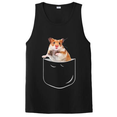 Pocket Hamster Shirt, Funny Hamster In Pocket Gift Tshirt TShirt PosiCharge Competitor Tank