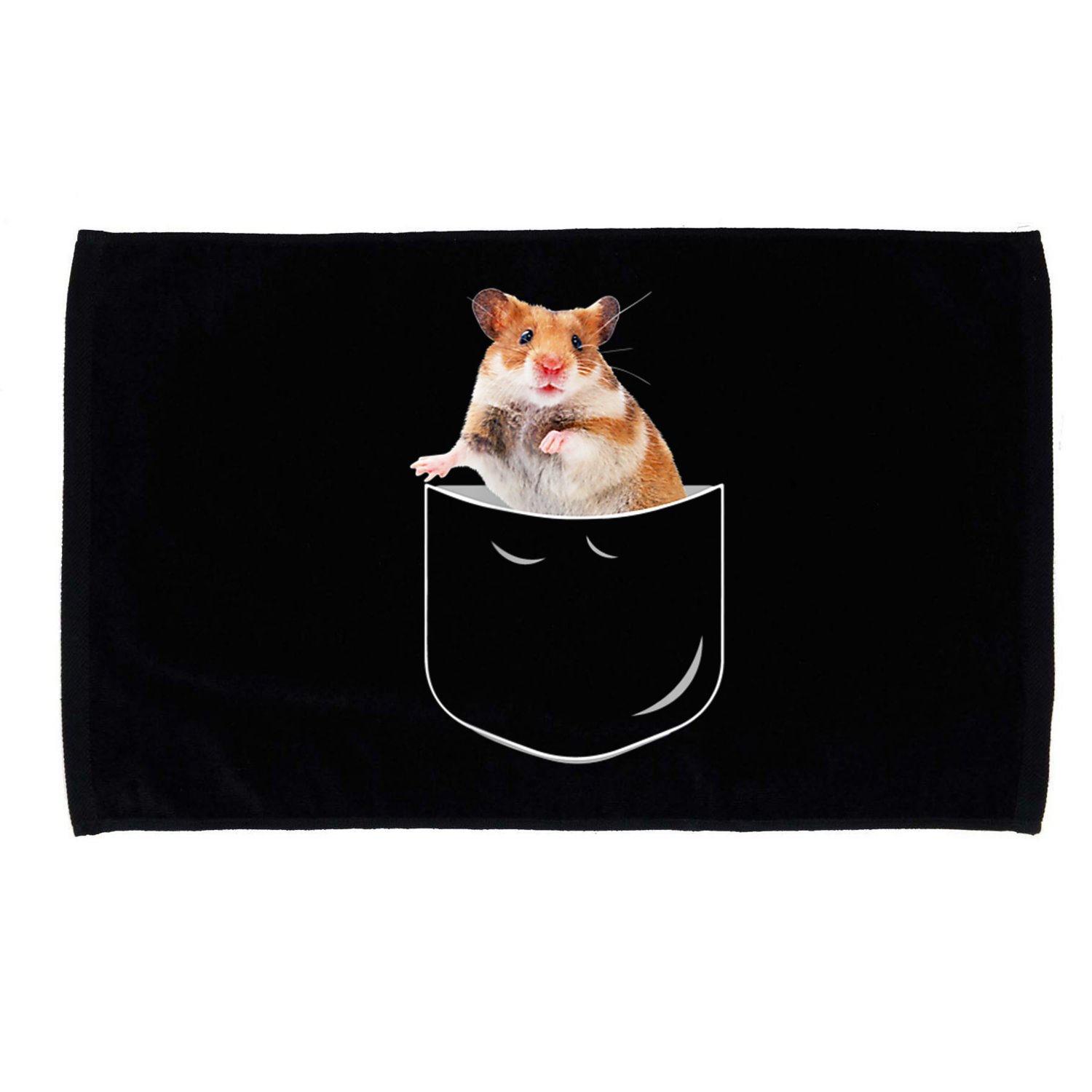 Pocket Hamster Shirt, Funny Hamster In Pocket Gift Tshirt TShirt Microfiber Hand Towel