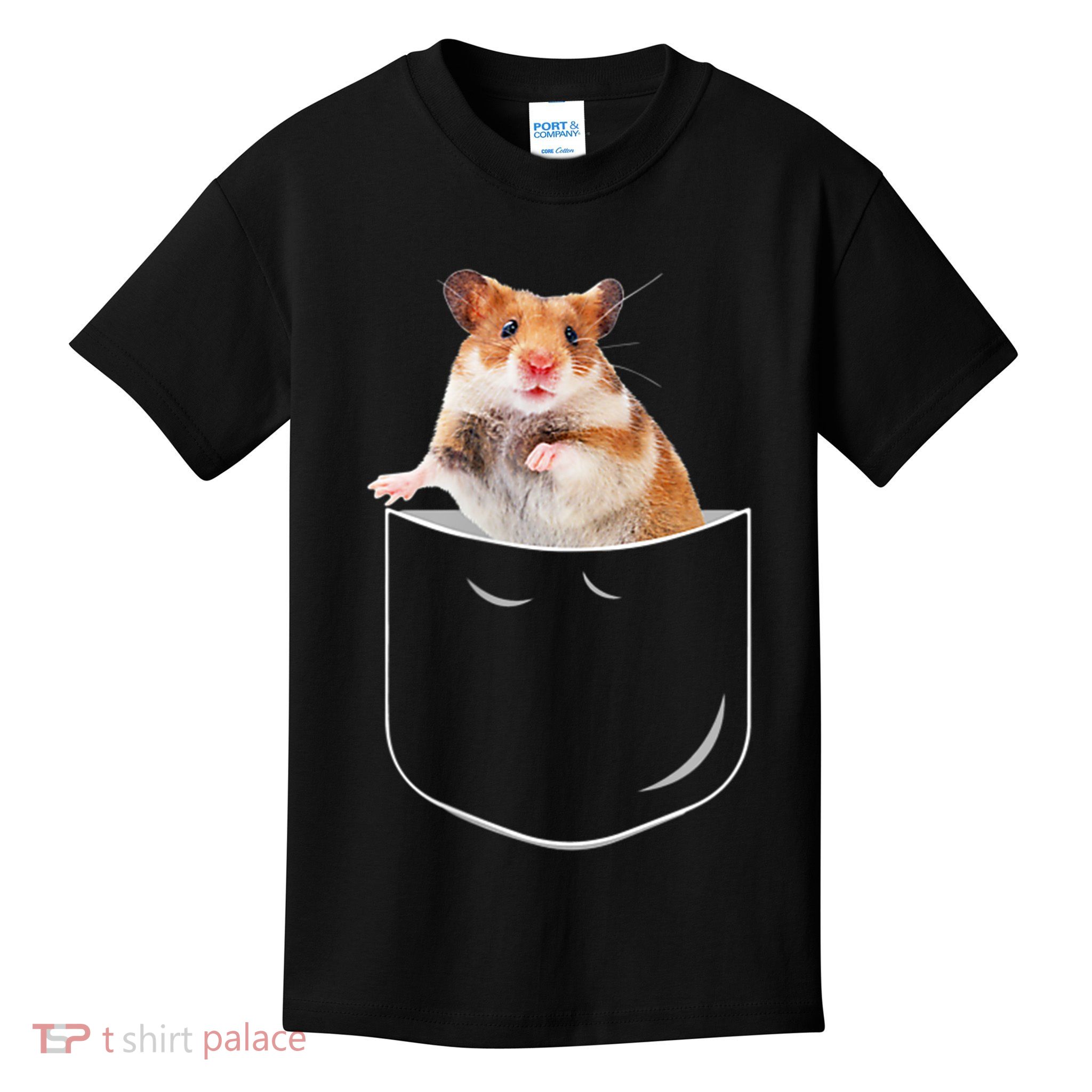 Pocket Hamster Shirt, Funny Hamster In Pocket Gift Tshirt TShirt Kids T-Shirt