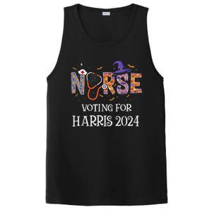 Political Halloween Spooky Nurse Voting For Harris 2024 PosiCharge Competitor Tank