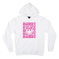 Pink Howdy Smile Face Rodeo Western Country Southern Cowgirl Hoodie